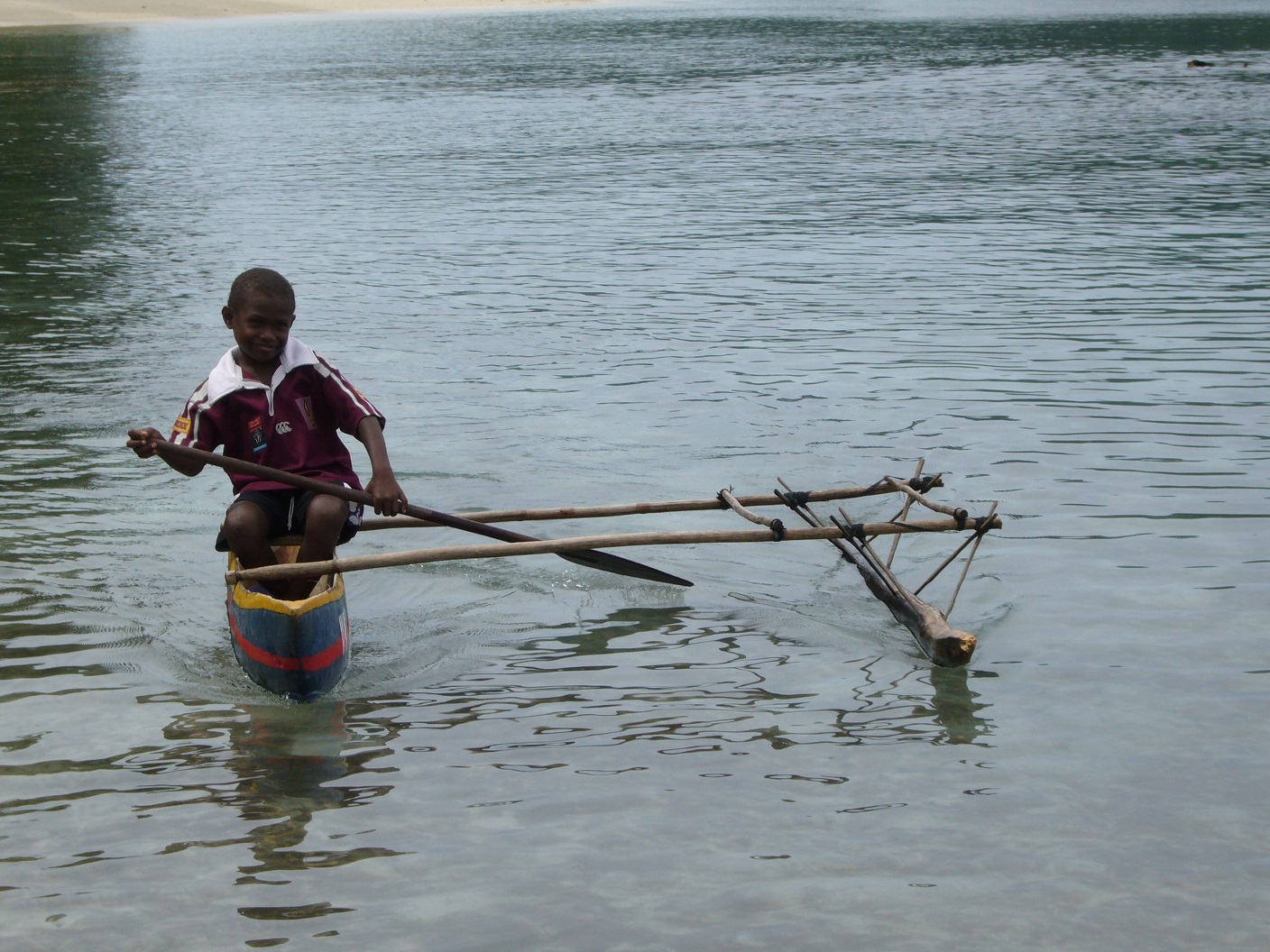 Canoeing to School